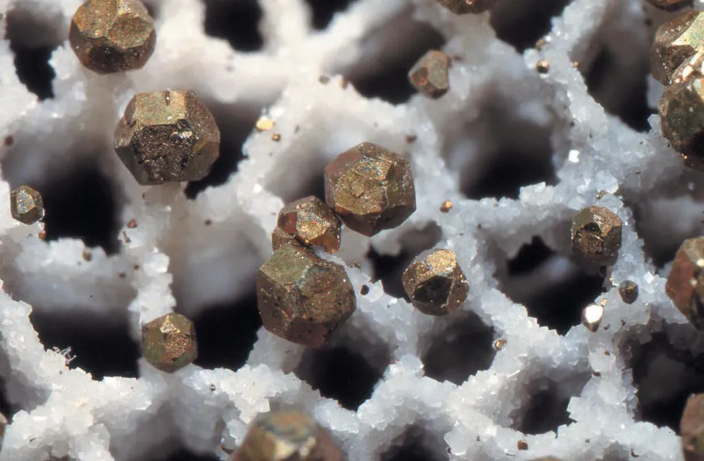 Pyrite, Quartz image