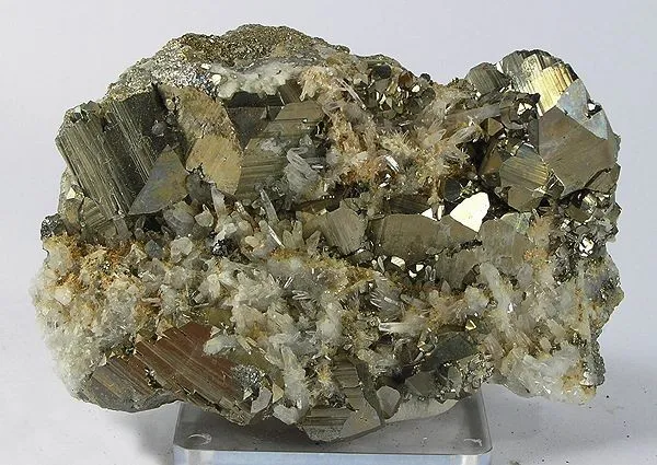 Pyrite, Quartz image