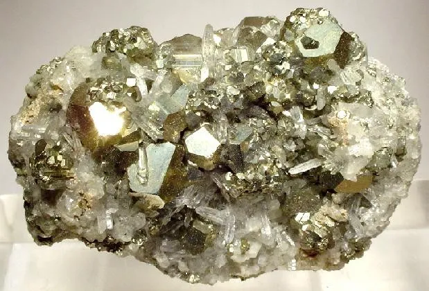 Pyrite, Quartz image