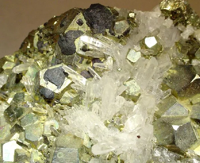 Pyrite, Quartz image