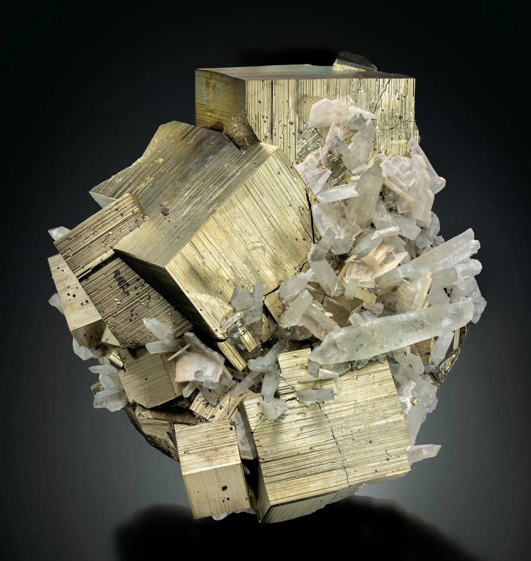 Pyrite, Quartz - image 1