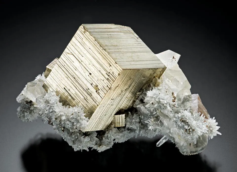 Pyrite, Quartz - image 1