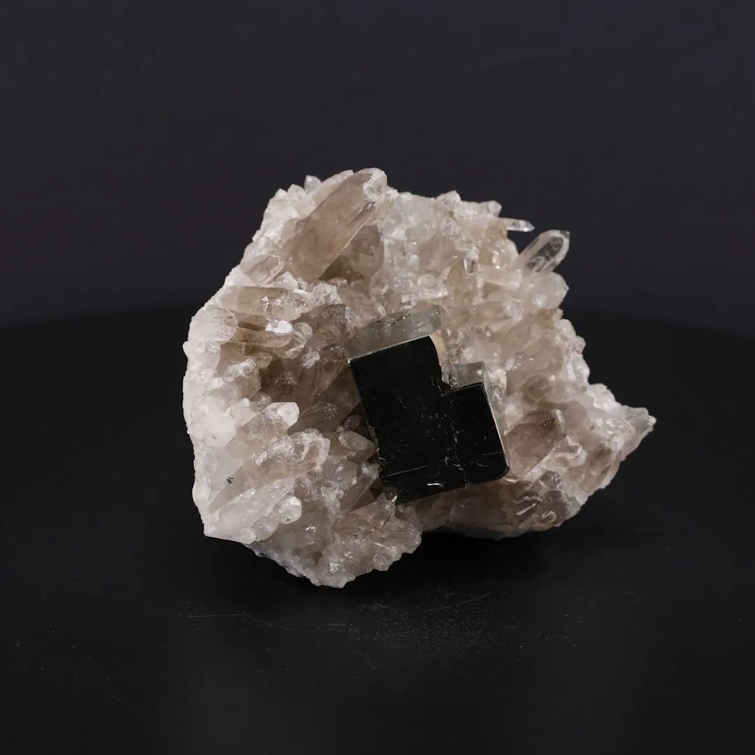 Pyrite, Quartz - image 2