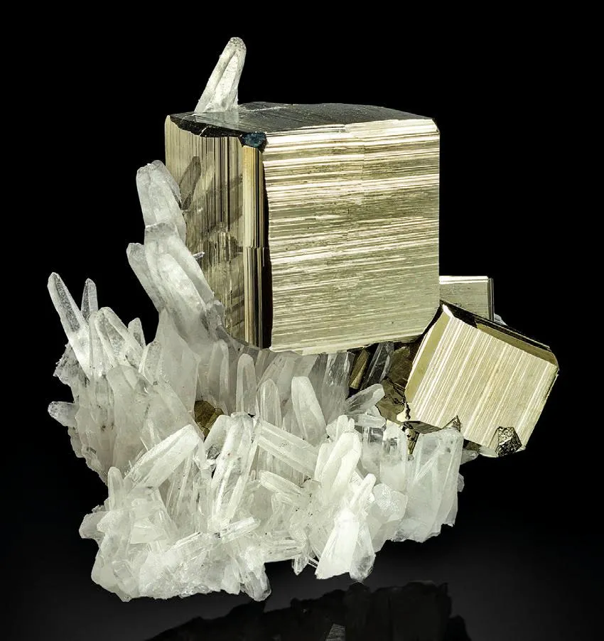 Pyrite, Quartz image