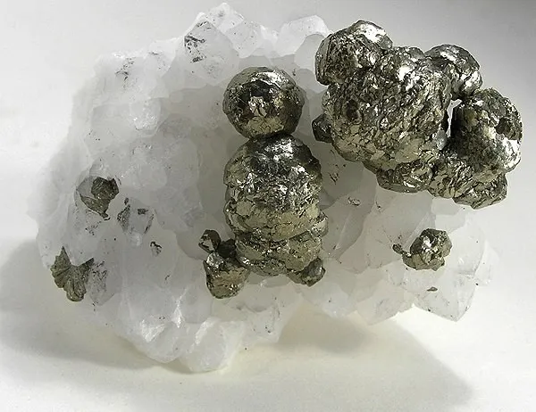 Pyrite, Quartz image
