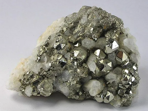 Pyrite, Quartz image