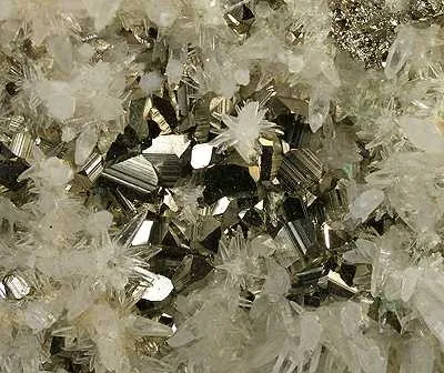 Pyrite, Quartz - image 2