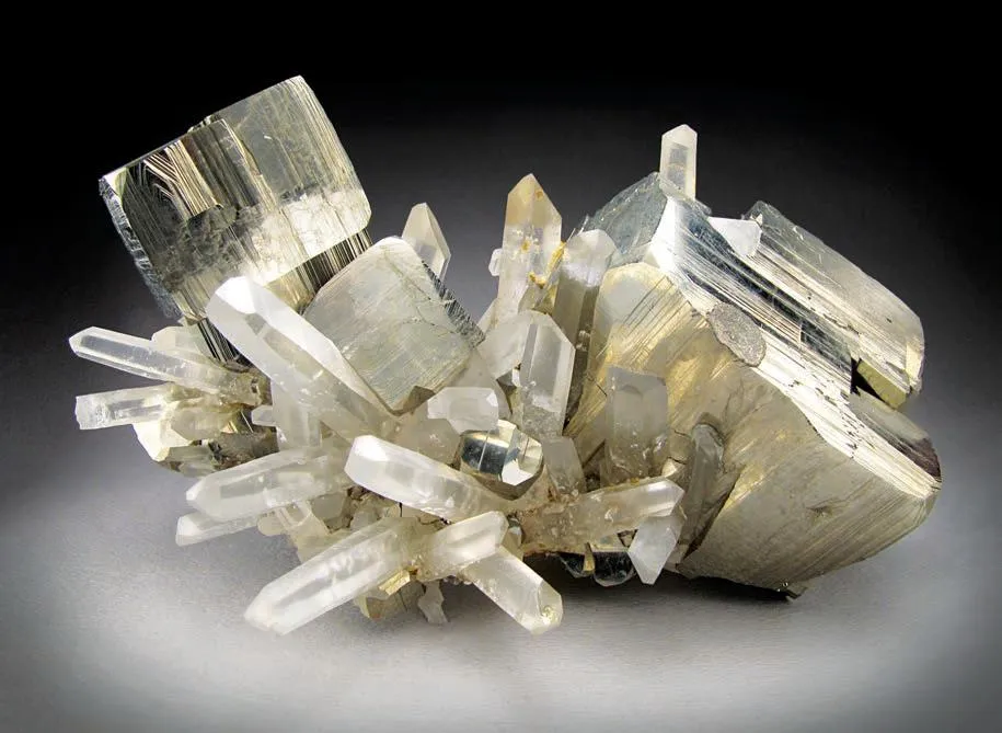 Pyrite, Quartz - image 1