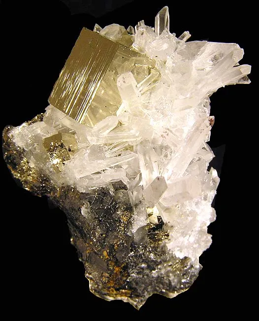 Pyrite, Quartz image