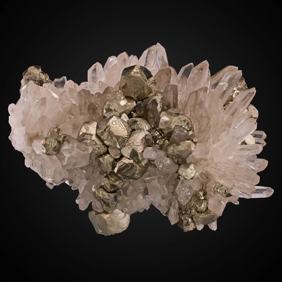 Pyrite, Quartz - image 1