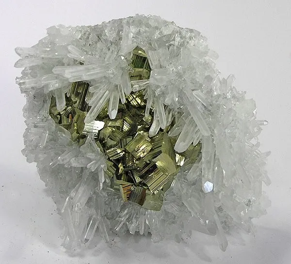 Pyrite, Quartz image