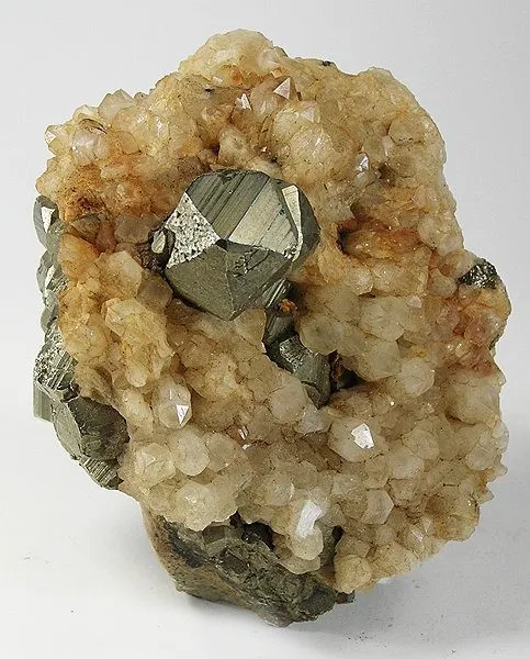 Pyrite, Quartz image