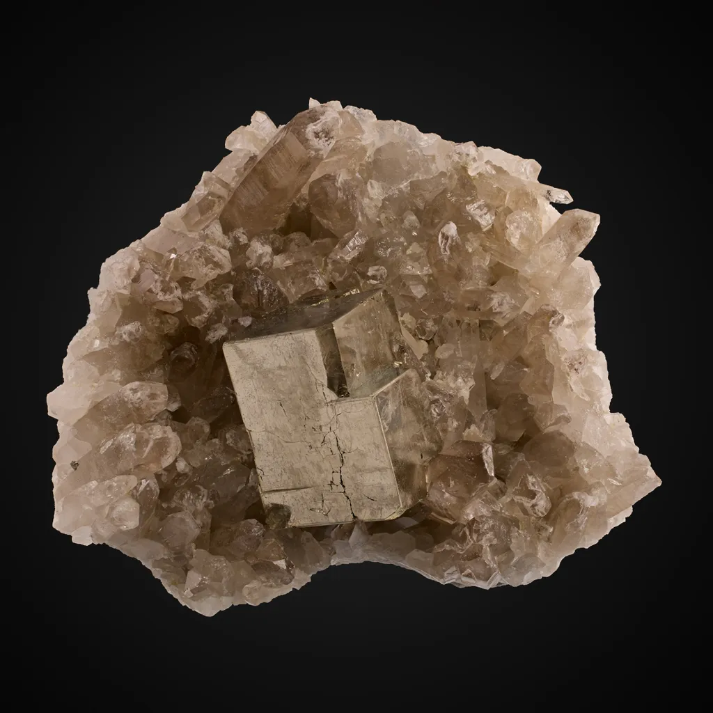 Pyrite, Quartz image