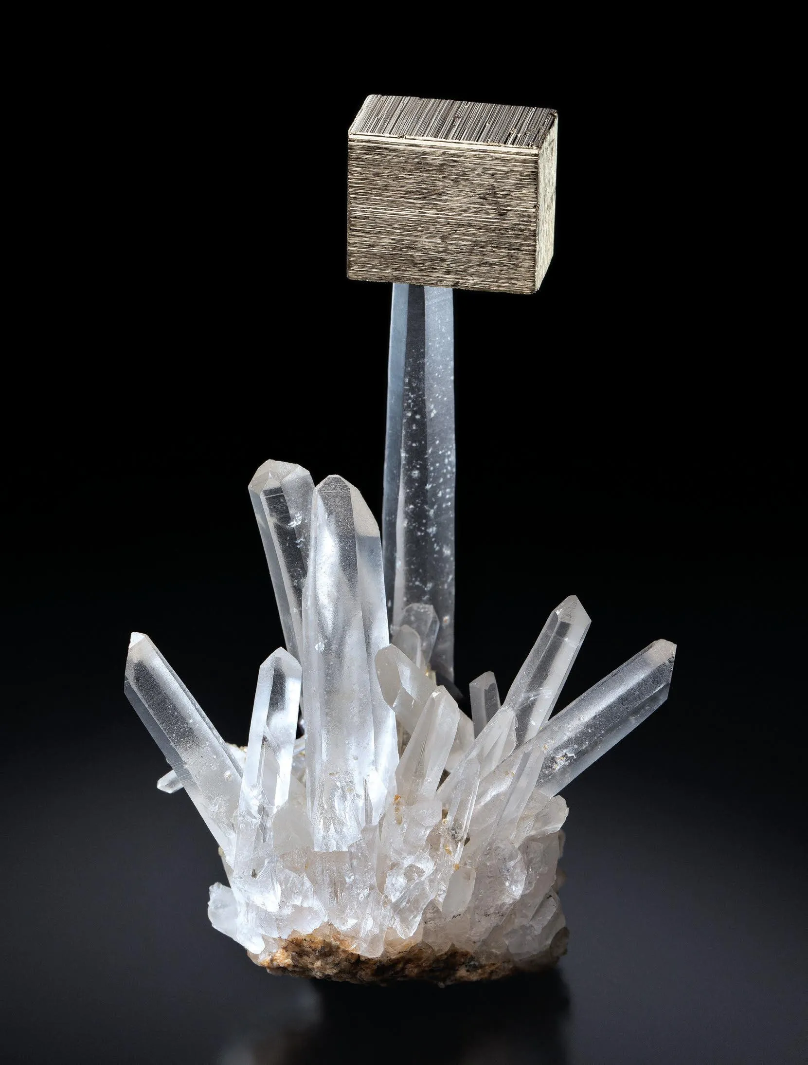 Pyrite, Quartz - image 1