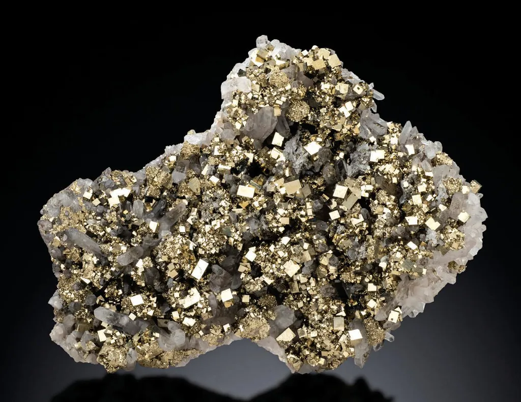Pyrite, Quartz image