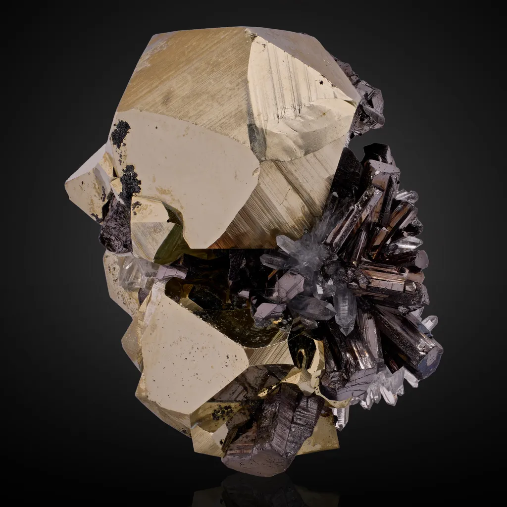 Pyrite, Quartz, Enargite image