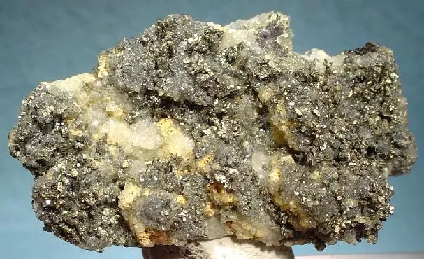 Pyrite, Silver, Quartz image