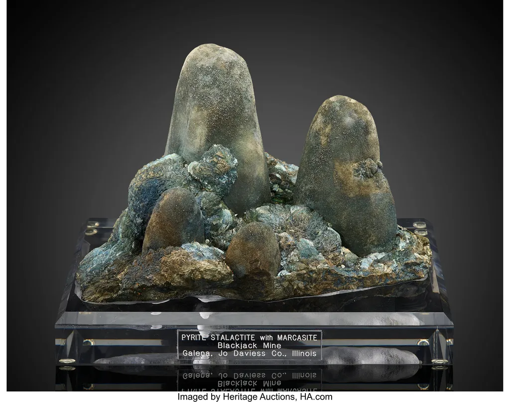 Pyrite Stalactite with Marcasite image