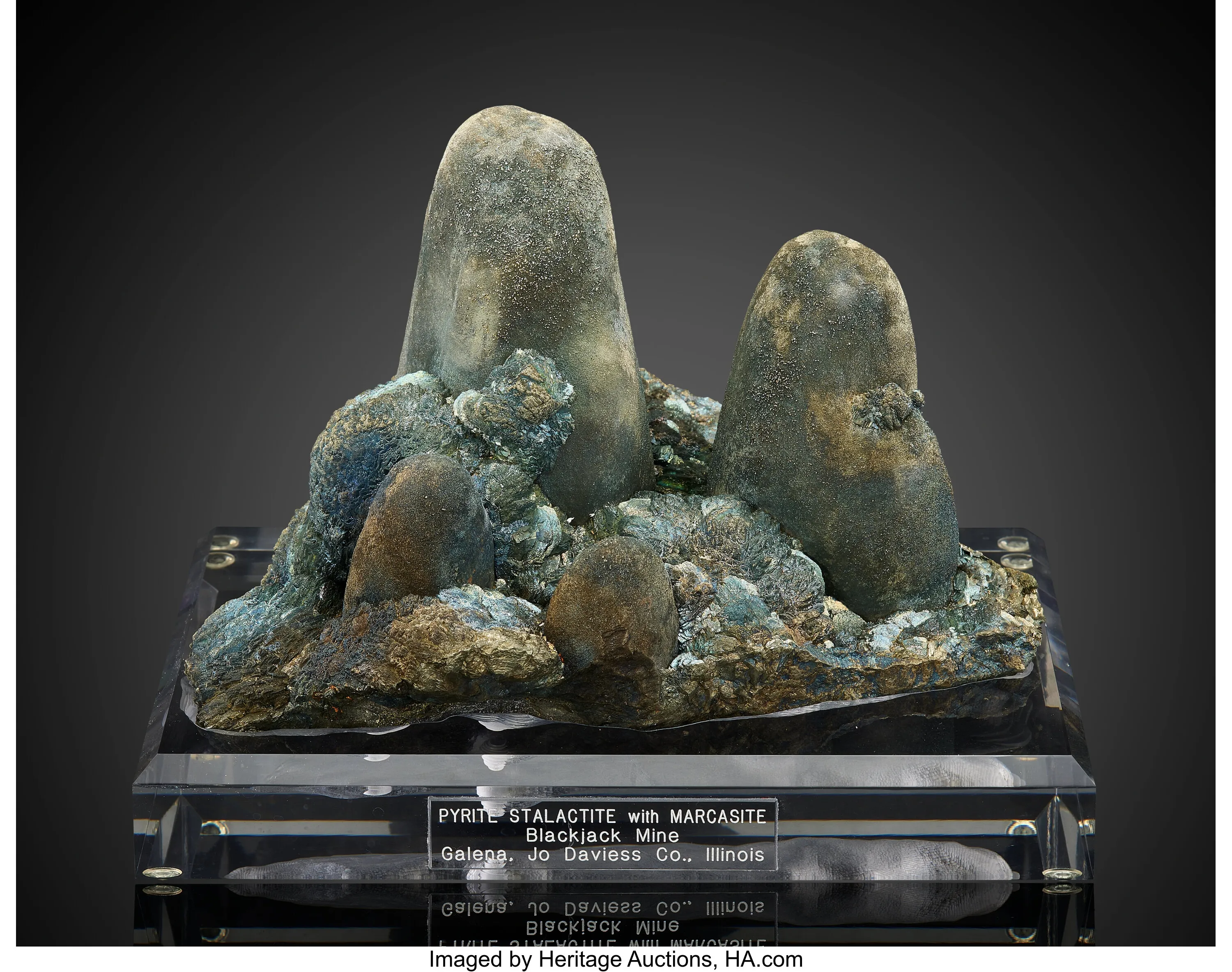 Pyrite Stalactite with Marcasite - image 1