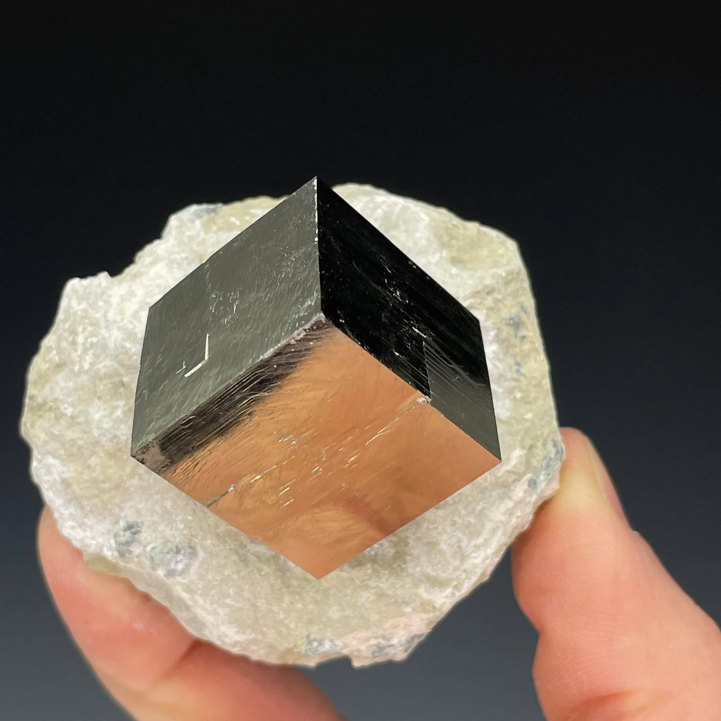 Pyrite, Victoria Mine, Navajun, La Rioja, Spain - image 3