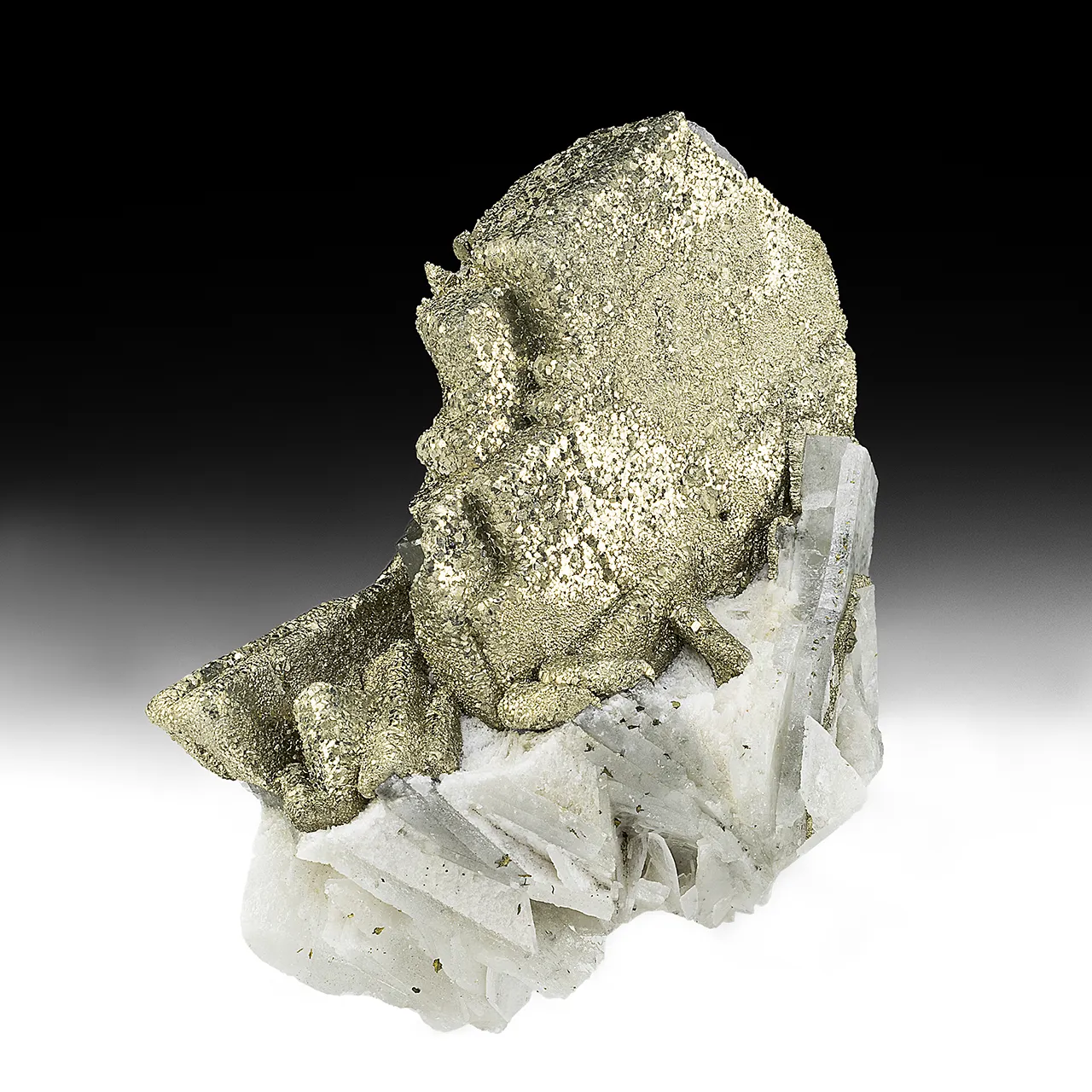 Pyrite with Barite - image 1