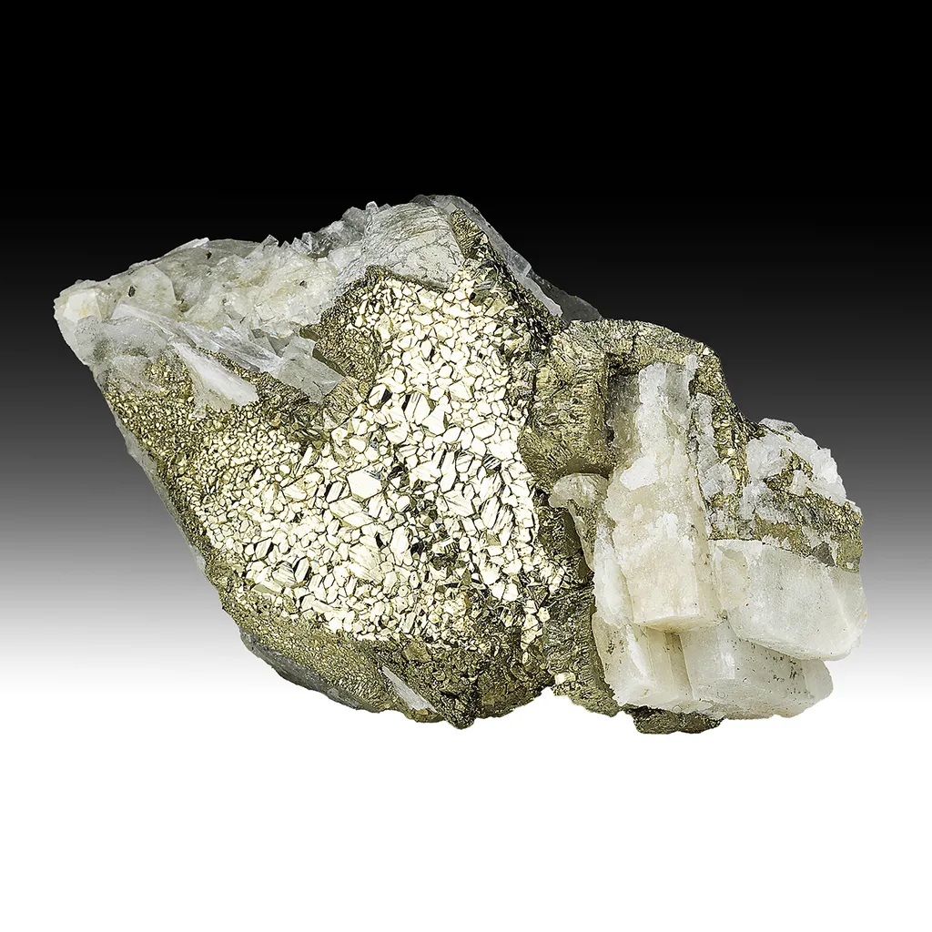 Pyrite with Barite image