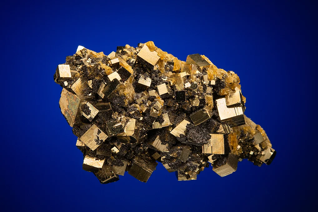 Pyrite with Barite image