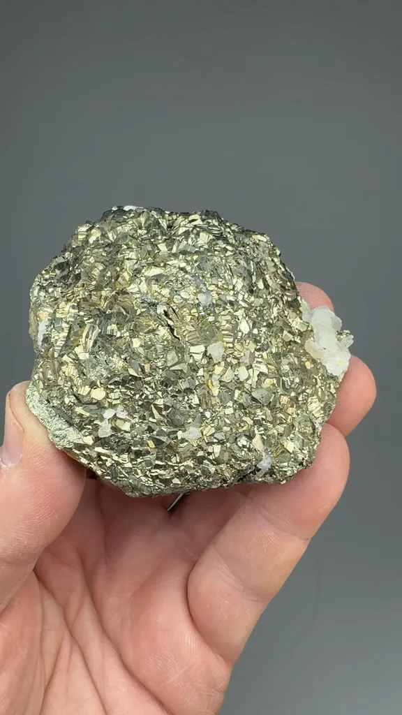 Pyrite with Calcite - image 2