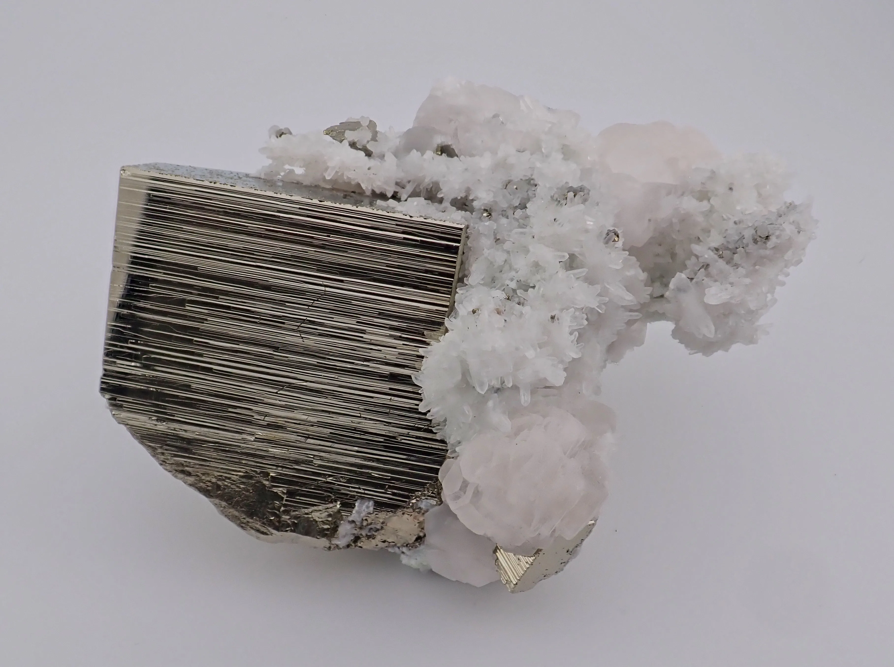 Pyrite with Calcite - image 1