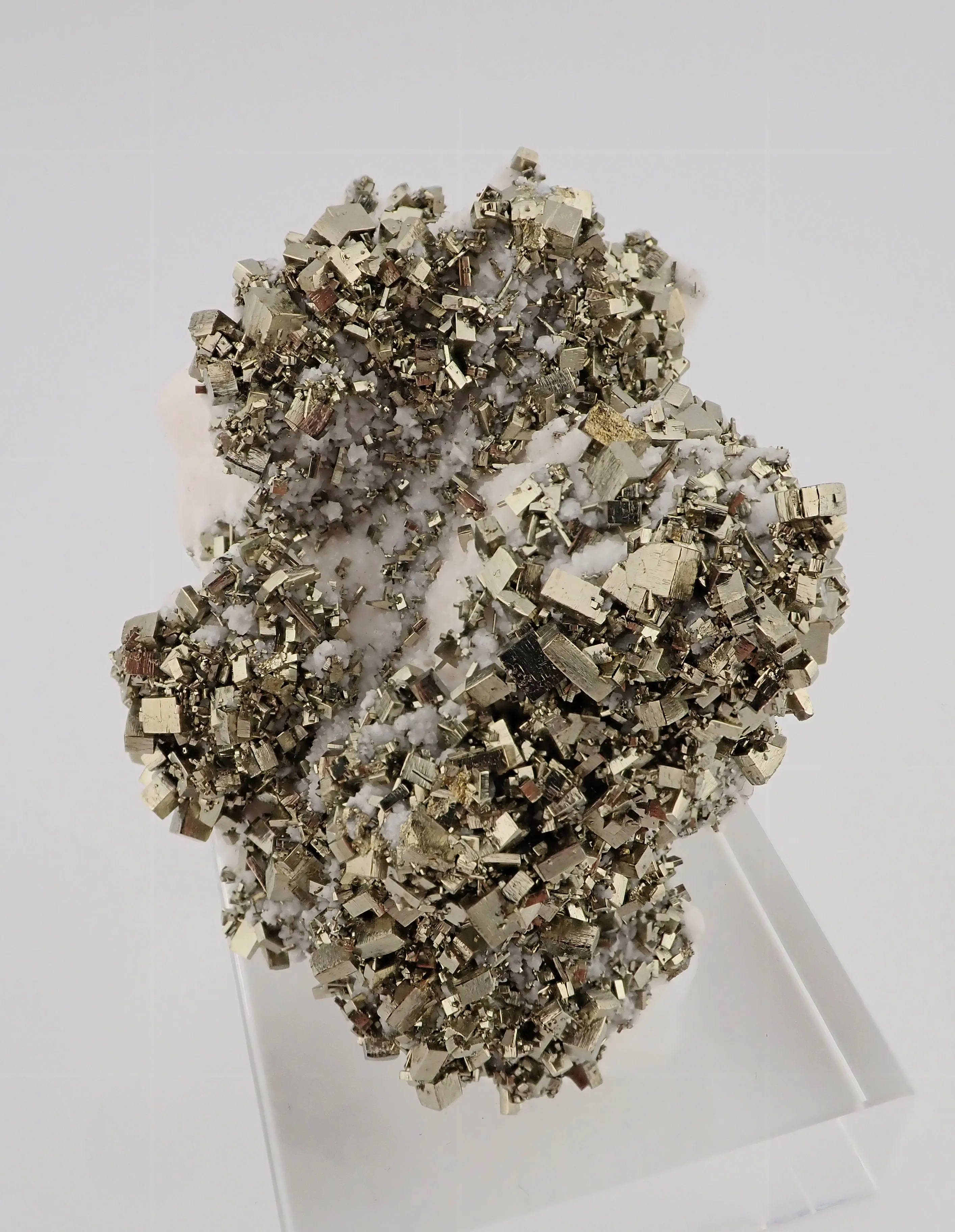 Pyrite with Calcite - image 4