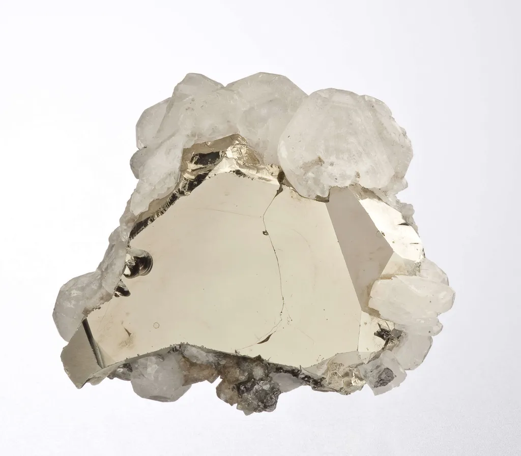 Pyrite With Calcite image
