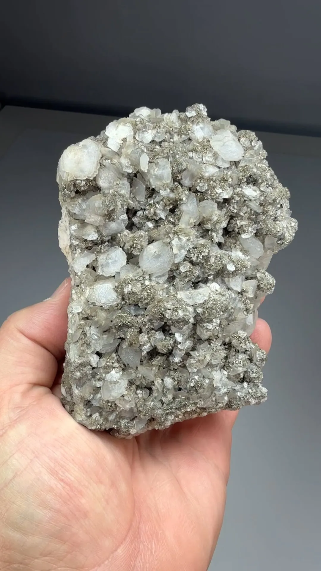 Pyrite with Calcite - image 2