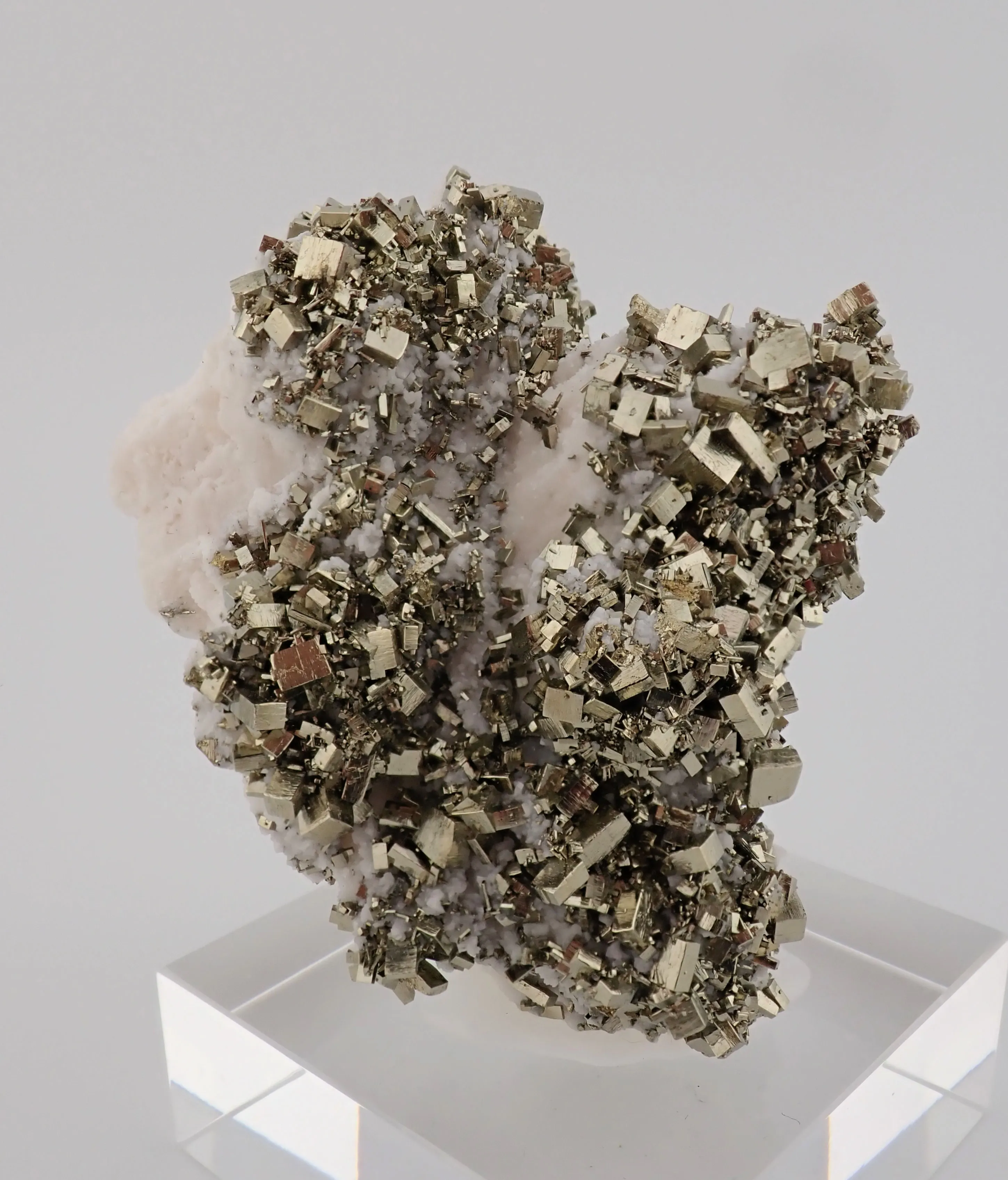 Pyrite with Calcite - image 1