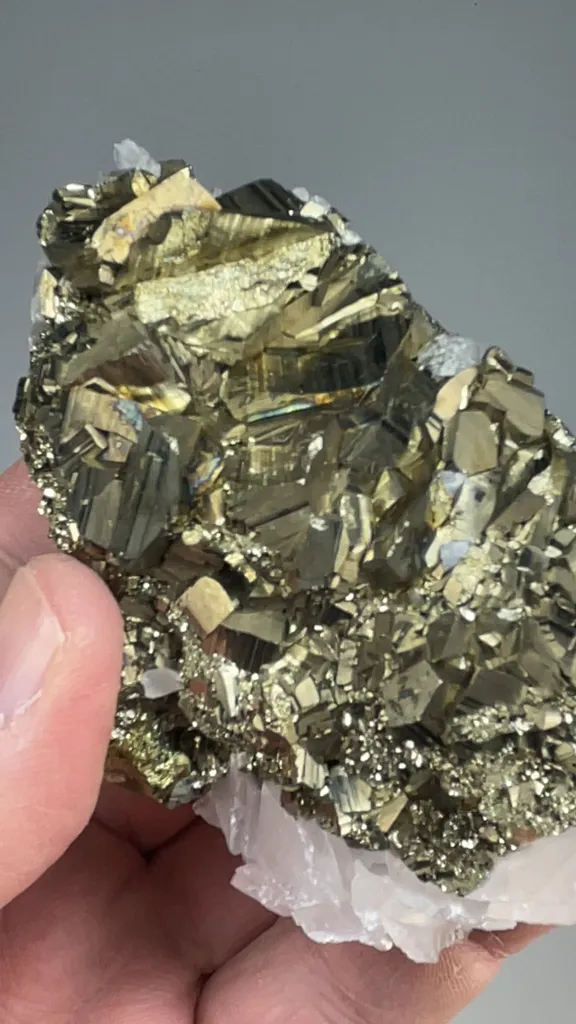 Pyrite with Calcite - image 2