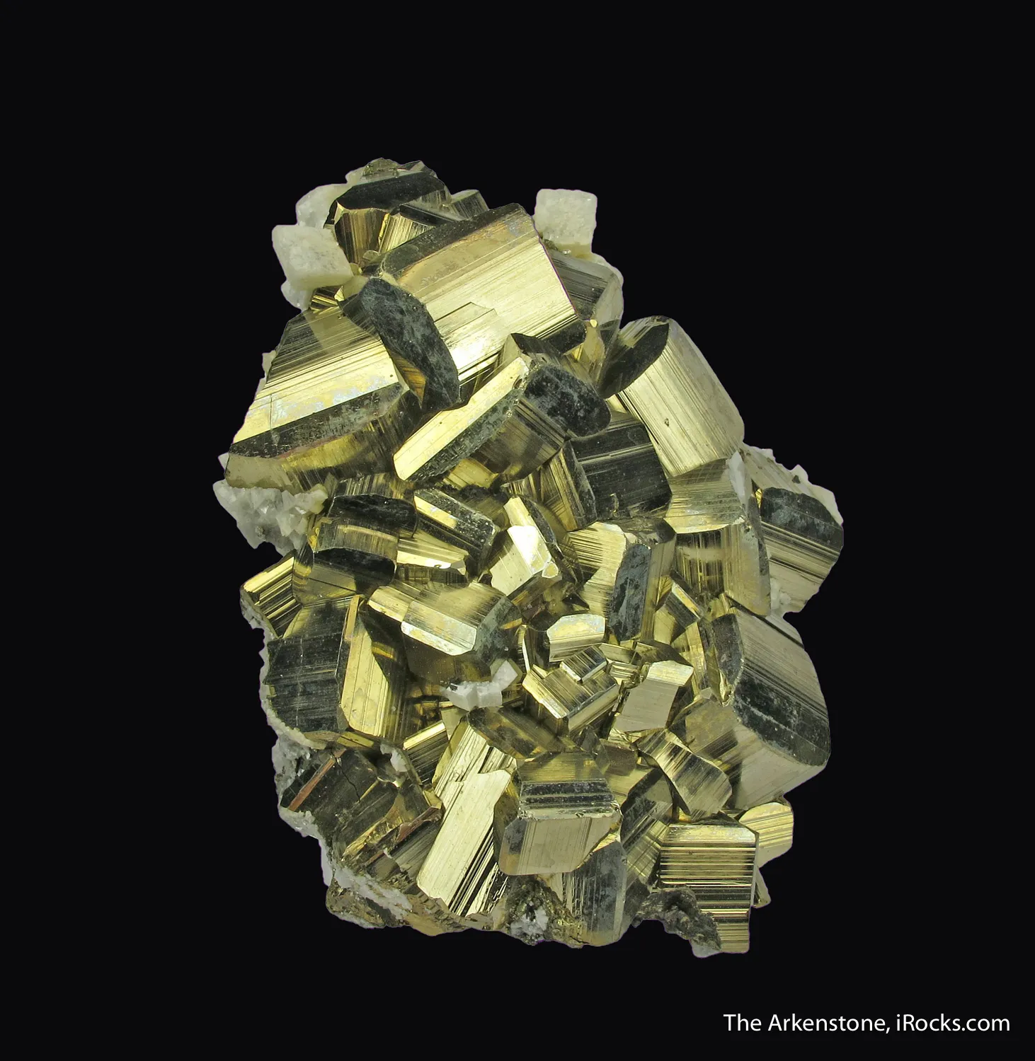 Pyrite with Calcite - image 4