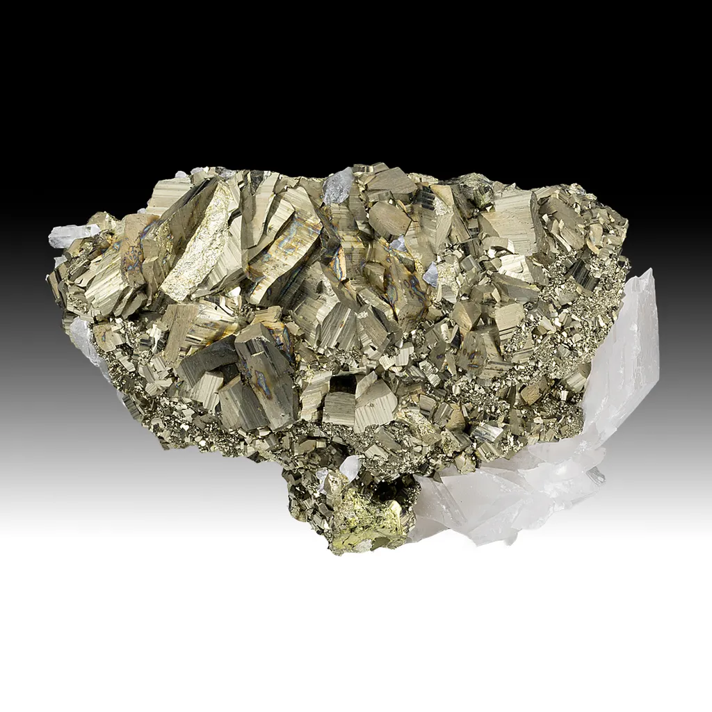 Pyrite with Calcite image