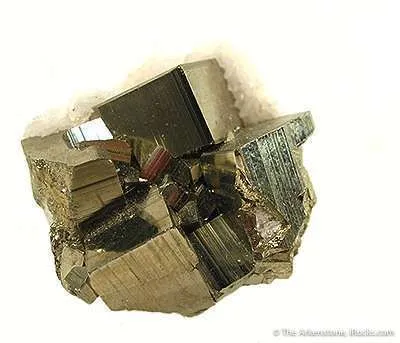 Pyrite With Calcite image