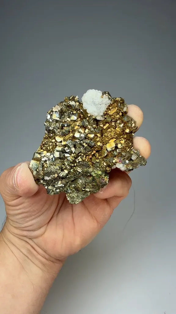 Pyrite with Calcite image