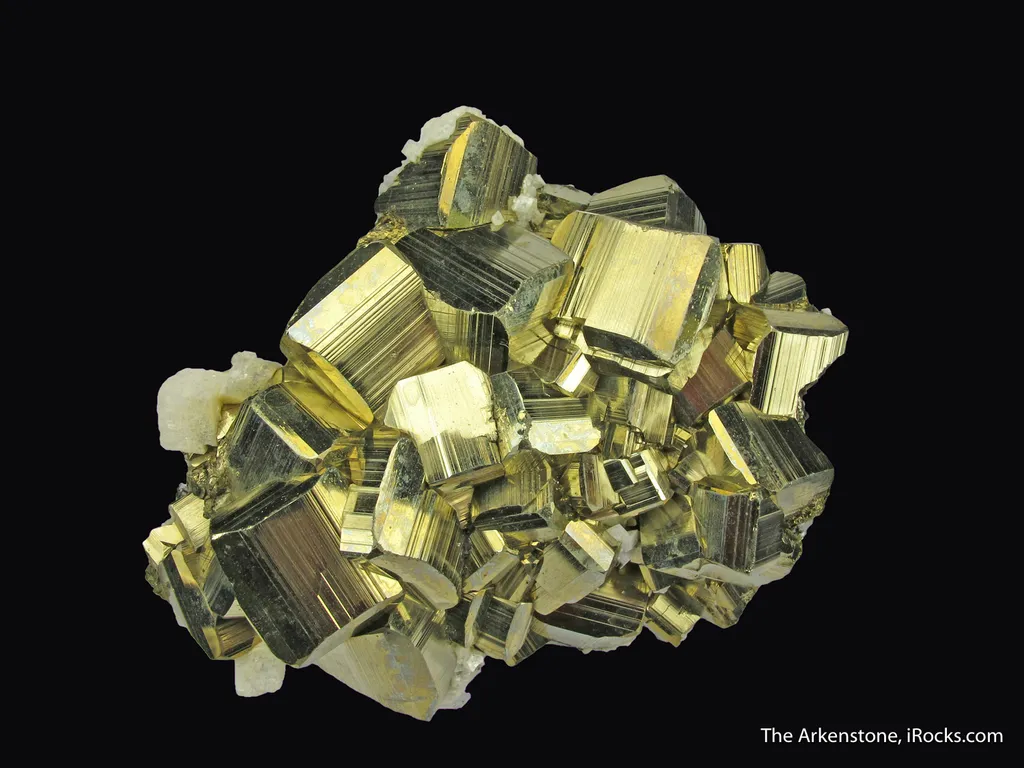 Pyrite with Calcite - image 5