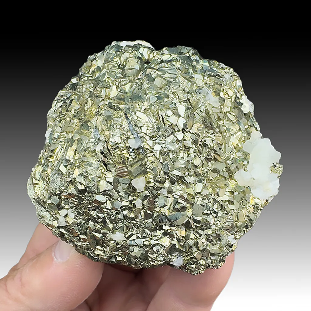 Pyrite with Calcite image