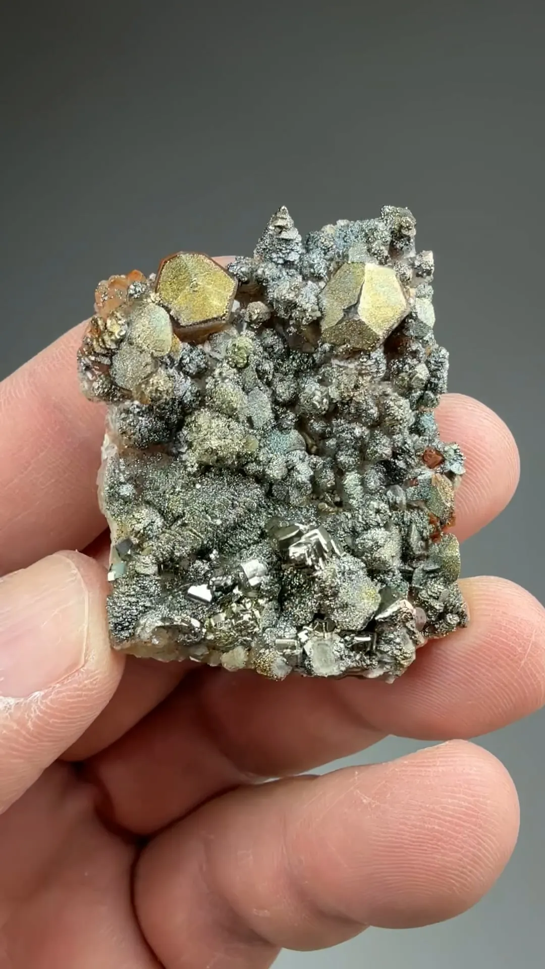 Pyrite with Calcite - image 2