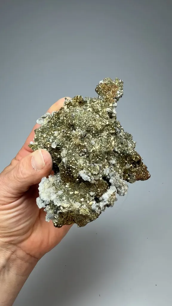Pyrite with Calcite - image 2