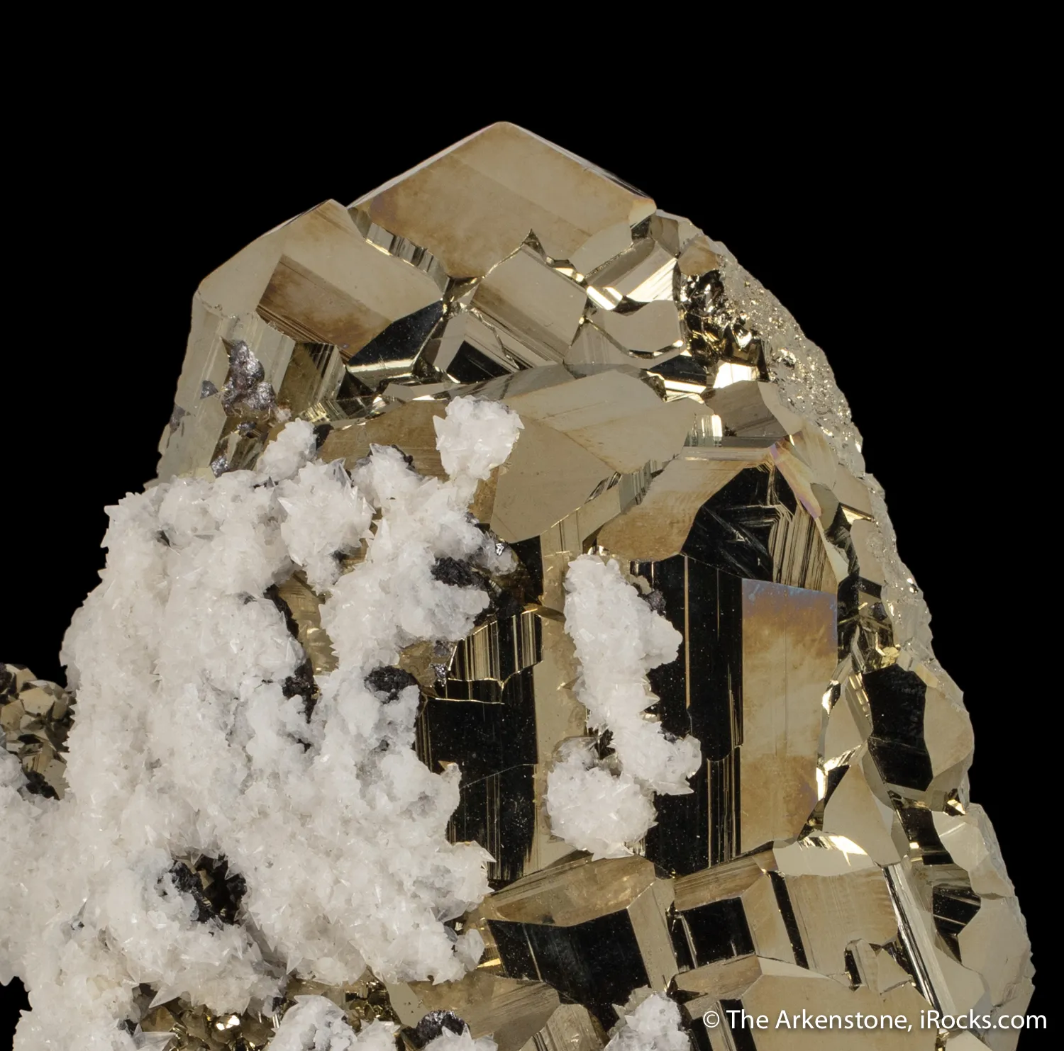 Pyrite with Calcite - image 1
