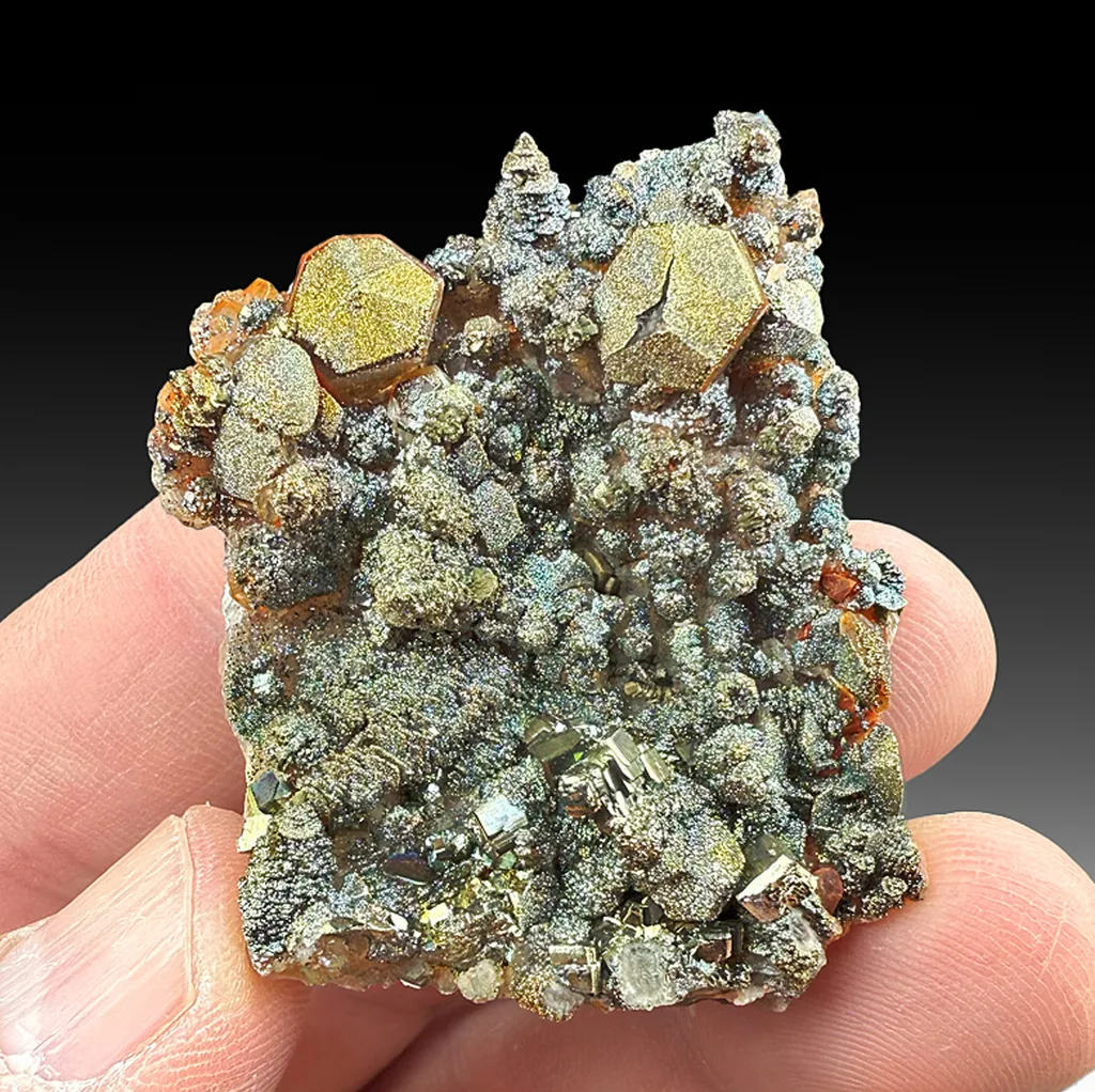 Pyrite with Calcite image
