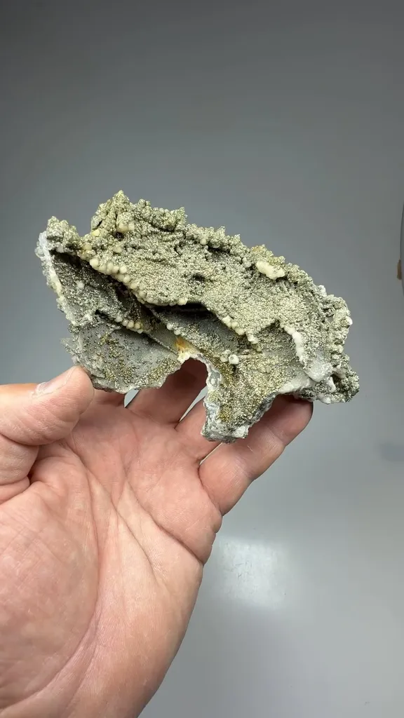 Pyrite with Calcite - image 2