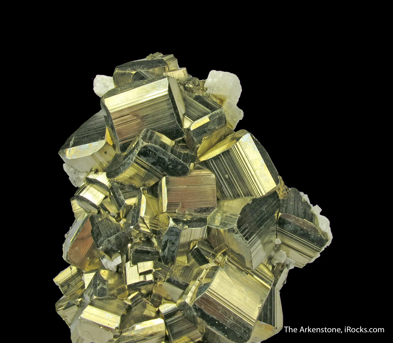 Pyrite with Calcite - image 2