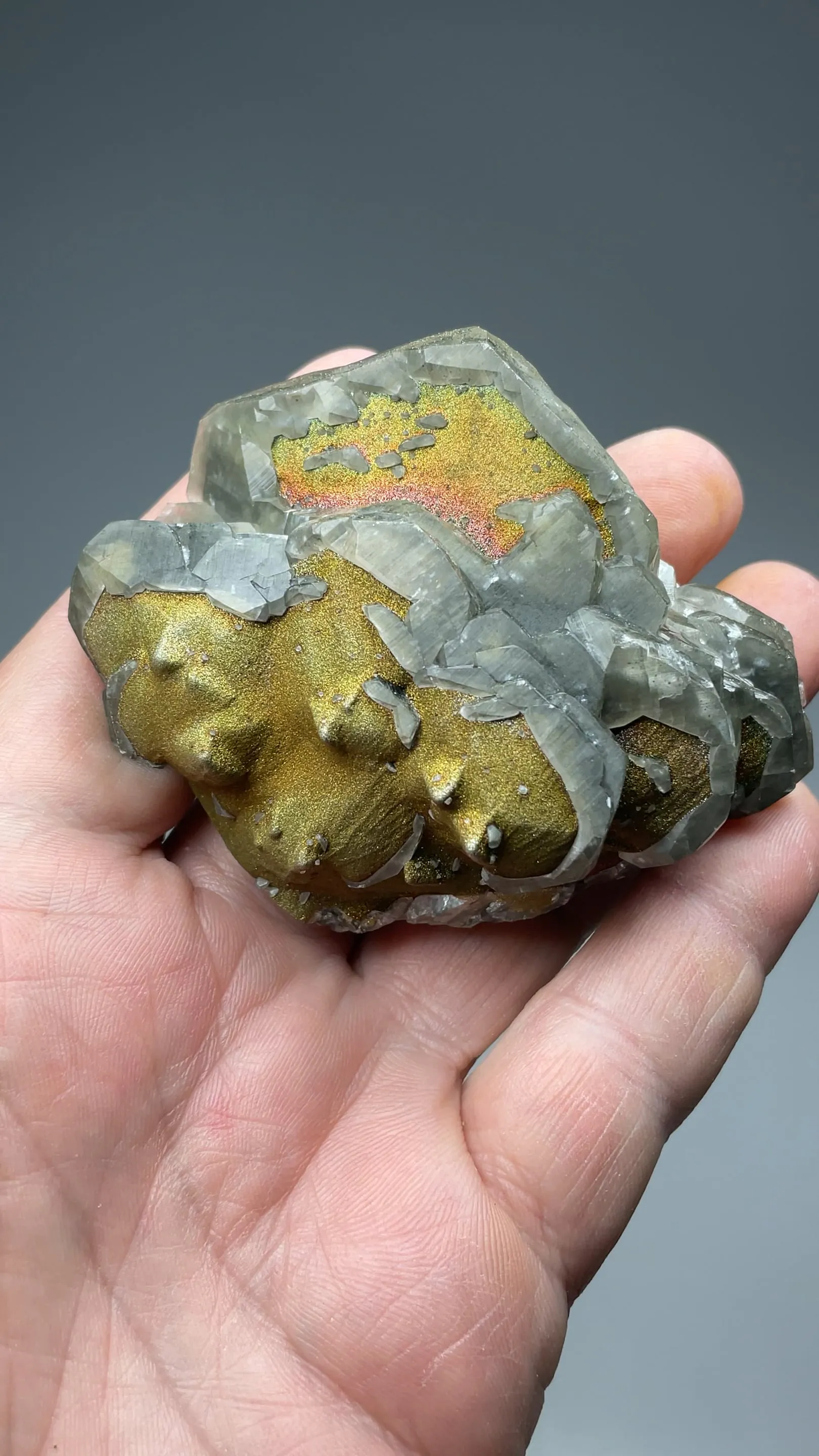 Pyrite with Calcite - image 2