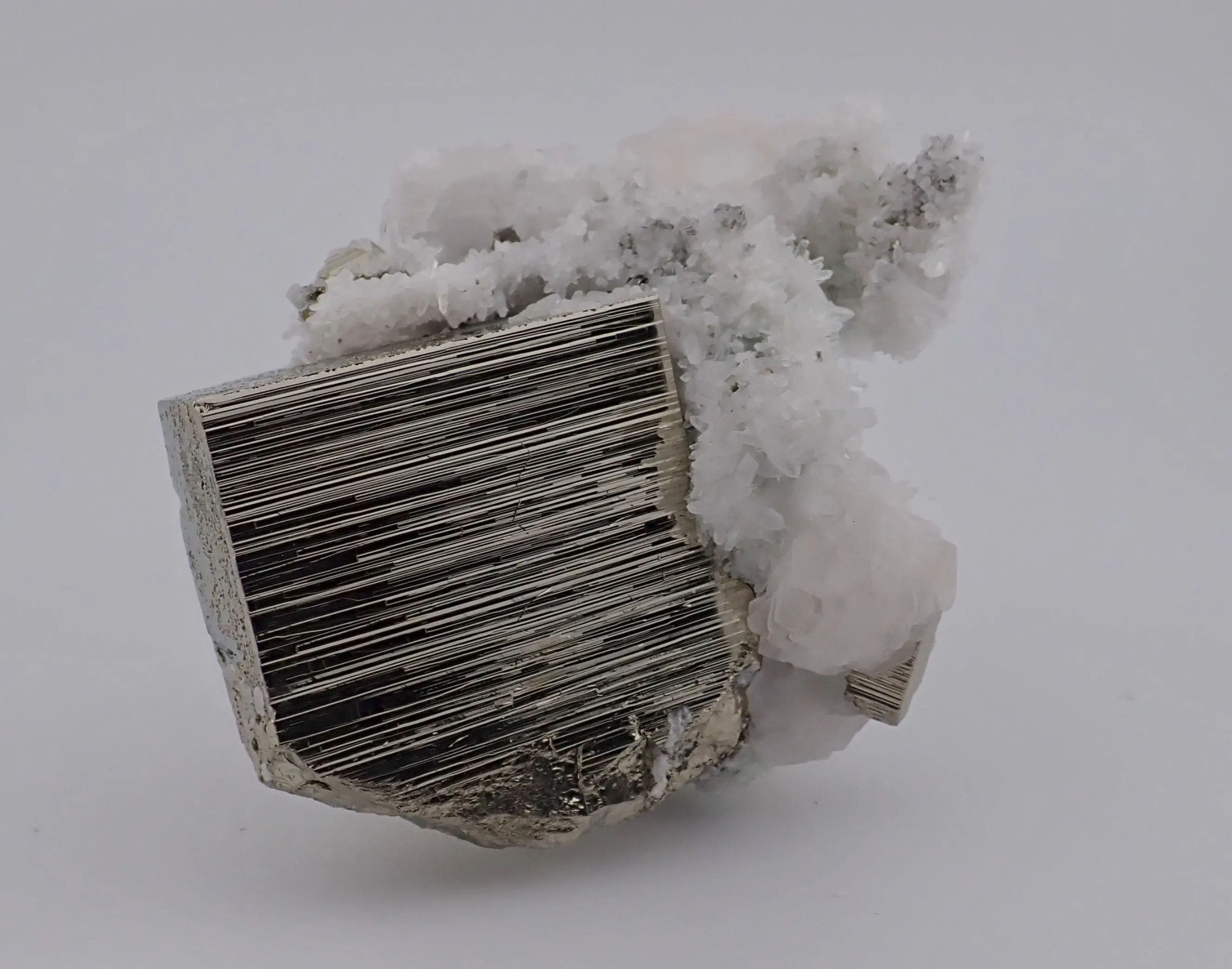 Pyrite with Calcite - image 2