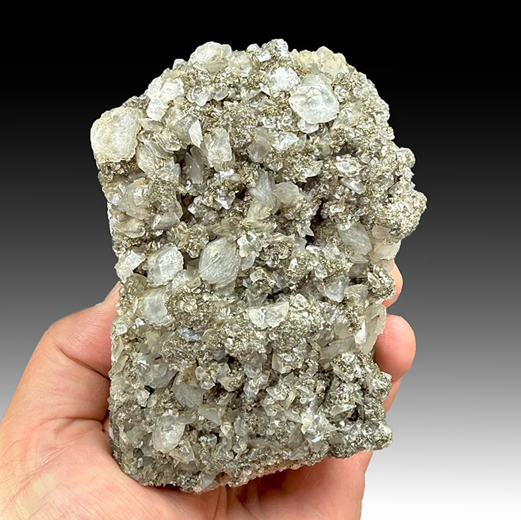 Pyrite with Calcite image