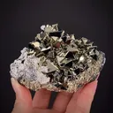 Pyrite with Calcite and Sphalerite - image 1